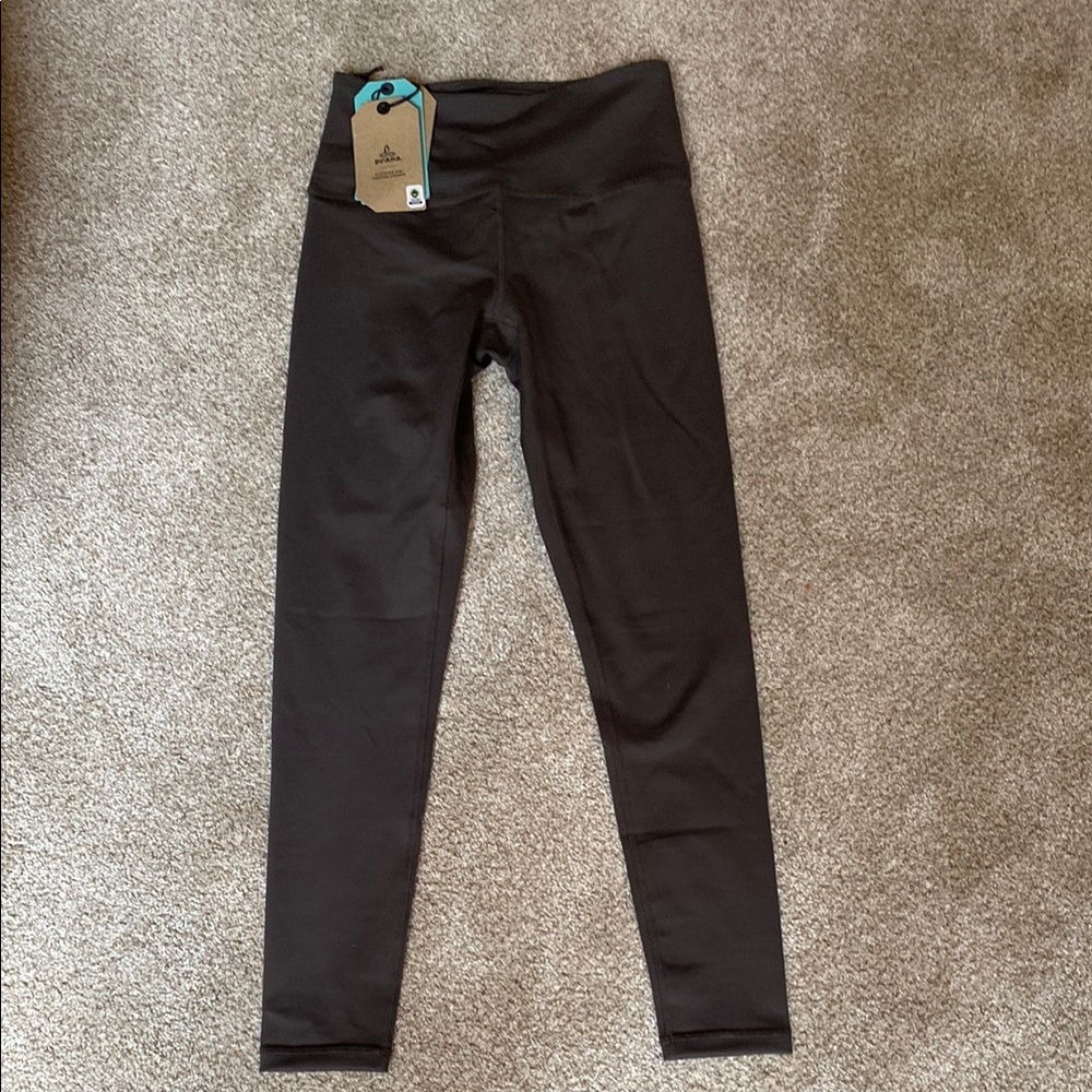 Prana Black Leggings with Stretchy Full-Length Fit